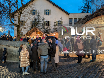 The Andechs Christmas Market in Andechs, Upper Bavaria, Bavaria, Starnberg District, Germany, on December 7, 2024, is traditionally held on...