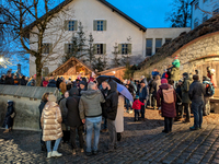 The Andechs Christmas Market in Andechs, Upper Bavaria, Bavaria, Starnberg District, Germany, on December 7, 2024, is traditionally held on...