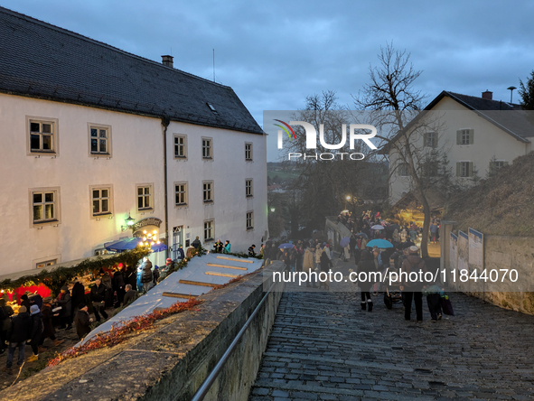 The Andechs Christmas Market in Andechs, Upper Bavaria, Bavaria, Starnberg District, Germany, on December 7, 2024, is traditionally held on...