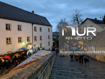 The Andechs Christmas Market in Andechs, Upper Bavaria, Bavaria, Starnberg District, Germany, on December 7, 2024, is traditionally held on...