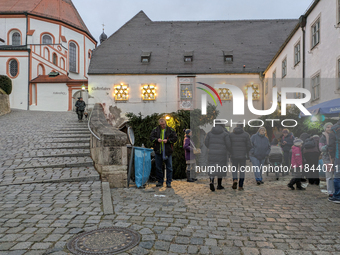 The Andechs Christmas Market in Andechs, Upper Bavaria, Bavaria, Starnberg District, Germany, on December 7, 2024, is traditionally held on...