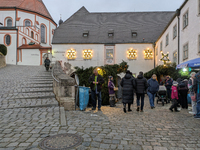 The Andechs Christmas Market in Andechs, Upper Bavaria, Bavaria, Starnberg District, Germany, on December 7, 2024, is traditionally held on...