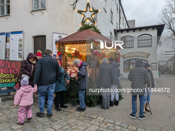 The Andechs Christmas Market in Andechs, Upper Bavaria, Bavaria, Starnberg District, Germany, on December 7, 2024, is traditionally held on...