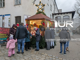 The Andechs Christmas Market in Andechs, Upper Bavaria, Bavaria, Starnberg District, Germany, on December 7, 2024, is traditionally held on...