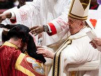 Newly-appointed Ukrainian Cardinal Mykola Bychok participates in an Ordinary Public Consistory for the creation of new cardinals at St. Pete...