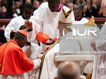 Pope Francis appoints Ivorian Cardinal Ignace Bessi Dogbo during an Ordinary Public Consistory for the creation of new cardinals at St. Pete...