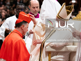 Pope Francis appoints Lithuanian Cardinal Rolandas Makrickas during an Ordinary Public Consistory for the creation of new cardinals at St. P...