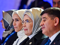 Turkish First Lady Emine Erdogan attends the Doha Forum 2024 at Sheraton Grand Doha Resort & Convention Hotel ahead of the 22nd edition of t...