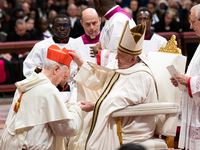 Pope Francis appoints British Cardinal Timothy Peter Joseph Radcliffe during an Ordinary Public Consistory for the creation of new cardinals...