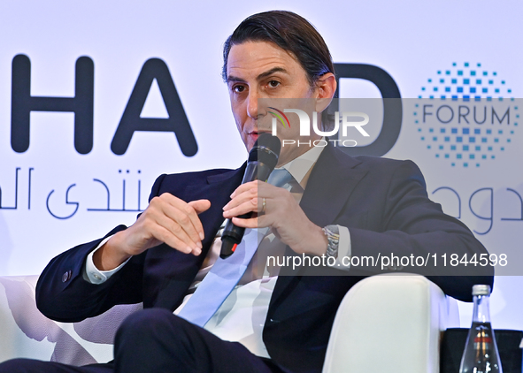 Amos Hochstein, Senior Advisor to the President for Energy and Investments at the White House, speaks during the Doha Forum 2024 at Sheraton...