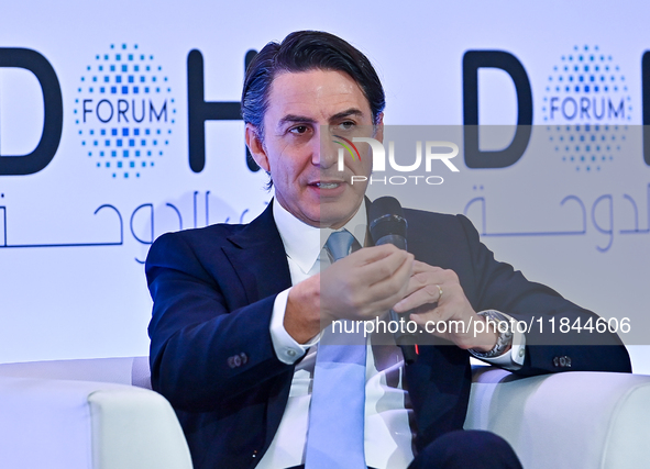 Amos Hochstein, Senior Advisor to the President for Energy and Investments at the White House, speaks during the Doha Forum 2024 at Sheraton...