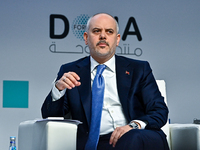 Akif Cagatay Kilic, Chief Adviser on National Security and Foreign Policy to the President and Ambassador of Turkey, takes part in a panel d...