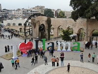 Celebrations continue in the city of Hama, where Syrians gather at Al-Assi Square to take commemorative photos and express their joy over th...