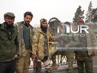 Celebrations continue in the city of Hama, where Syrians gather at Al-Assi Square to take commemorative photos and express their joy over th...