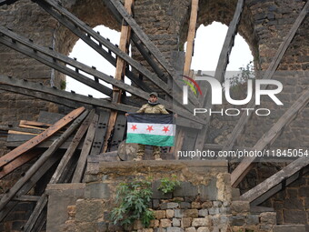 Celebrations continue in the city of Hama, where Syrians gather at Al-Assi Square to take commemorative photos and express their joy over th...