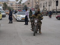 Celebrations continue in the city of Hama, where Syrians gather at Al-Assi Square to take commemorative photos and express their joy over th...