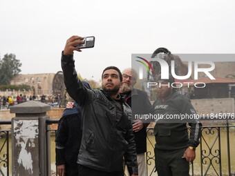 Celebrations continue in the city of Hama, where Syrians gather at Al-Assi Square to take commemorative photos and express their joy over th...