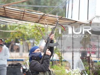 Celebrations continue in the city of Hama, where Syrians gather at Al-Assi Square to take commemorative photos and express their joy over th...