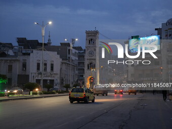 Celebrations continue in the city of Hama, where Syrians gather at Al-Assi Square to take commemorative photos and express their joy over th...