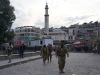 Celebrations continue in the city of Hama, where Syrians gather at Al-Assi Square to take commemorative photos and express their joy over th...