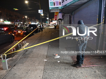 Two teenagers are stabbed in the East Flatbush section of Brooklyn, New York, United States, on December 7, 2024. On Saturday evening after...