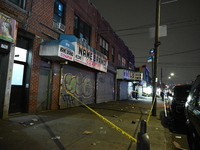 Two teenagers are stabbed in the East Flatbush section of Brooklyn, New York, United States, on December 7, 2024. On Saturday evening after...