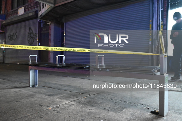 Two teenagers are stabbed in the East Flatbush section of Brooklyn, New York, United States, on December 7, 2024. On Saturday evening after...