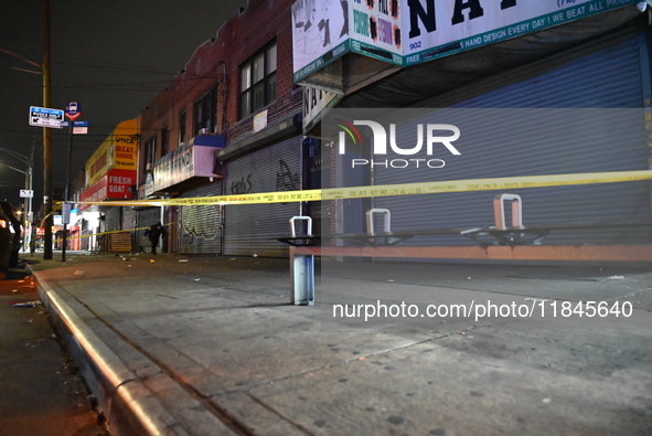 Two teenagers are stabbed in the East Flatbush section of Brooklyn, New York, United States, on December 7, 2024. On Saturday evening after...