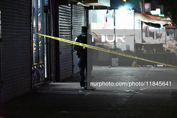 Two teenagers are stabbed in the East Flatbush section of Brooklyn, New York, United States, on December 7, 2024. On Saturday evening after...