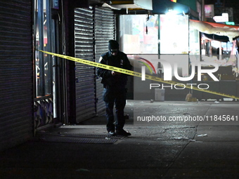 Two teenagers are stabbed in the East Flatbush section of Brooklyn, New York, United States, on December 7, 2024. On Saturday evening after...