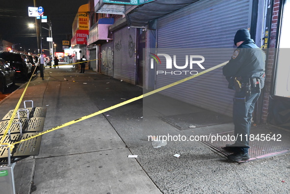 Two teenagers are stabbed in the East Flatbush section of Brooklyn, New York, United States, on December 7, 2024. On Saturday evening after...