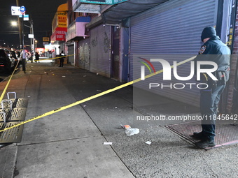 Two teenagers are stabbed in the East Flatbush section of Brooklyn, New York, United States, on December 7, 2024. On Saturday evening after...