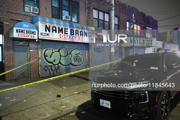 Two teenagers are stabbed in the East Flatbush section of Brooklyn, New York, United States, on December 7, 2024. On Saturday evening after...