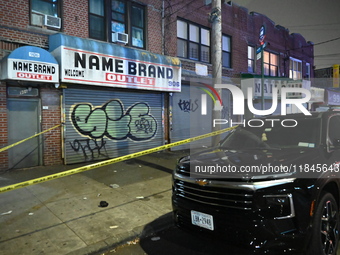 Two teenagers are stabbed in the East Flatbush section of Brooklyn, New York, United States, on December 7, 2024. On Saturday evening after...