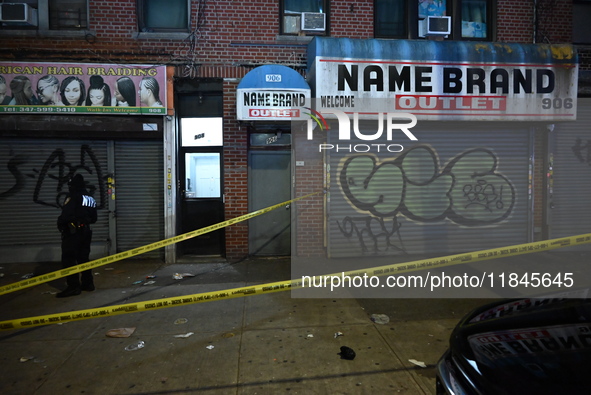 Two teenagers are stabbed in the East Flatbush section of Brooklyn, New York, United States, on December 7, 2024. On Saturday evening after...