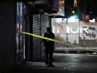 Two teenagers are stabbed in the East Flatbush section of Brooklyn, New York, United States, on December 7, 2024. On Saturday evening after...