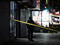 Two teenagers are stabbed in the East Flatbush section of Brooklyn, New York, United States, on December 7, 2024. On Saturday evening after...