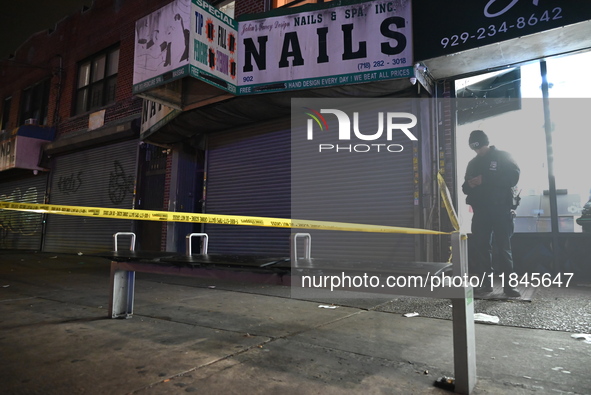 Two teenagers are stabbed in the East Flatbush section of Brooklyn, New York, United States, on December 7, 2024. On Saturday evening after...