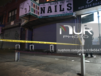 Two teenagers are stabbed in the East Flatbush section of Brooklyn, New York, United States, on December 7, 2024. On Saturday evening after...