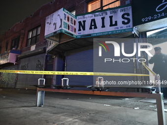 Two teenagers are stabbed in the East Flatbush section of Brooklyn, New York, United States, on December 7, 2024. On Saturday evening after...