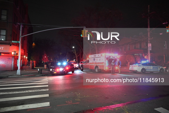 A 55-year-old man is shot in the left leg in the Brownsville section of Brooklyn, New York, on December 8, 2024. At approximately 12:46 a.m....