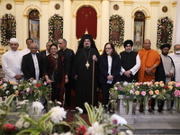 All religious priests attend a special Mass to celebrate at India's only Greek Orthodox Church in Kolkata, India, on December 6, 2024. The c...