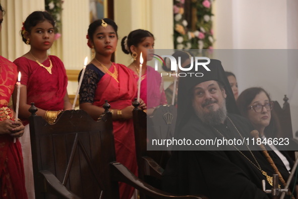 Mgr. Konstantinos, H.E. the Metropolitan of Singapore, attends a special Mass to celebrate the centenary at India's only Greek Orthodox Chur...