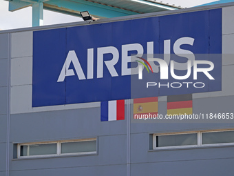 The Airbus Helicopters industrial logistics center is located in the Aeronautical and Logistics Complex in Albacete, Spain, on November 21,...