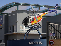 The Airbus Helicopters industrial logistics center is located in the Aeronautical and Logistics Complex in Albacete, Spain, on November 21,...