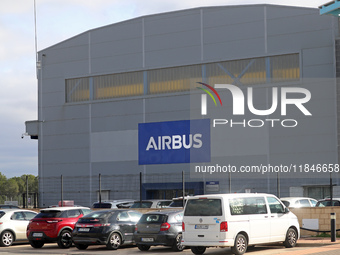 The Airbus Helicopters industrial logistics center is located in the Aeronautical and Logistics Complex in Albacete, Spain, on November 21,...