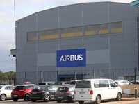 The Airbus Helicopters industrial logistics center is located in the Aeronautical and Logistics Complex in Albacete, Spain, on November 21,...