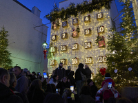 In Locorotondo, Italy, on December 7, 2024, the historic center transforms into a Christmas wonderland. Through self-funding efforts, the vi...