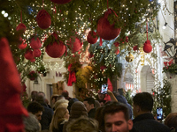 In Locorotondo, Italy, on December 7, 2024, the historic center transforms into a Christmas wonderland. Through self-funding efforts, the vi...