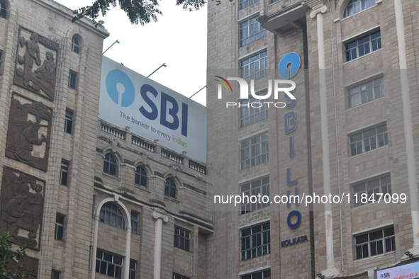 A general view of SBI bank in Kolkata, India, on December 8, 2024. 